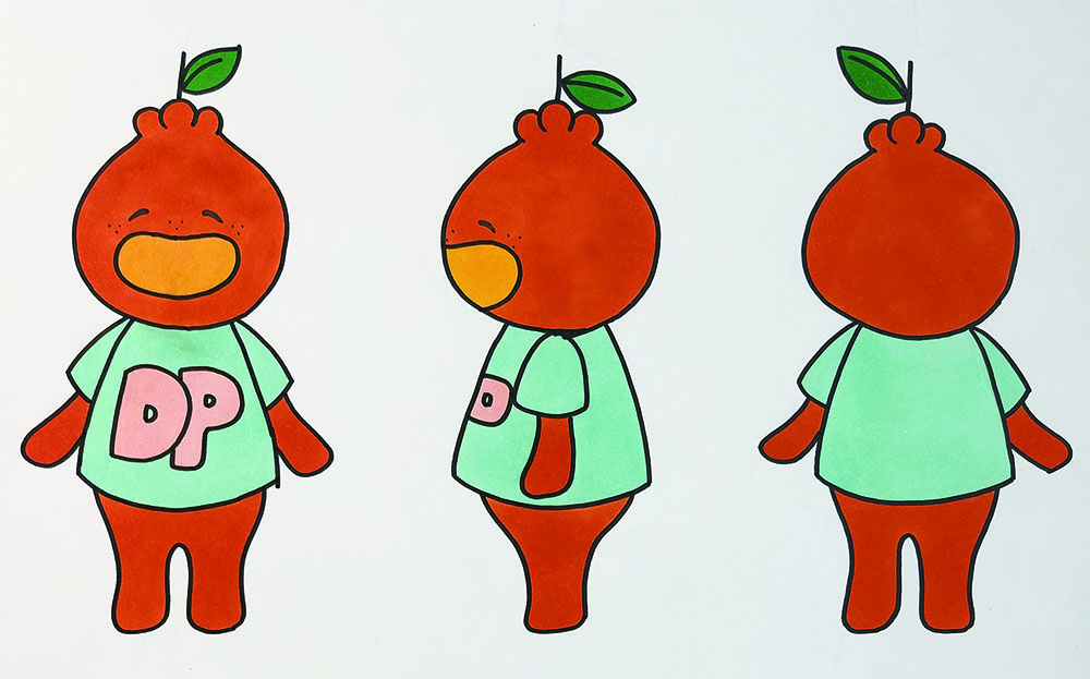 2019年 2年生 果物のキャラクター制作